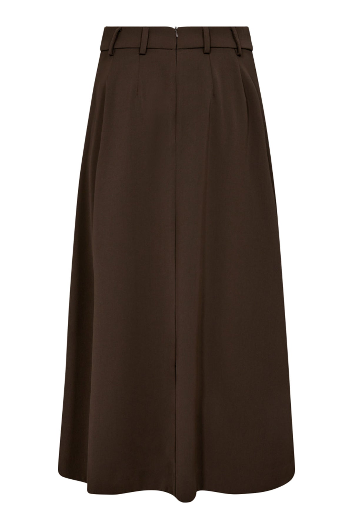 AnyaCC Pleat Skirt 83-Mocca - 34178