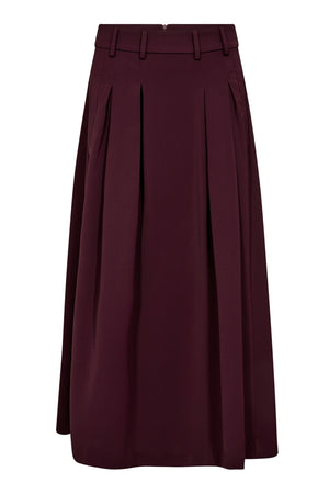 AnyaCC Pleat Skirt 87-Winered 34178