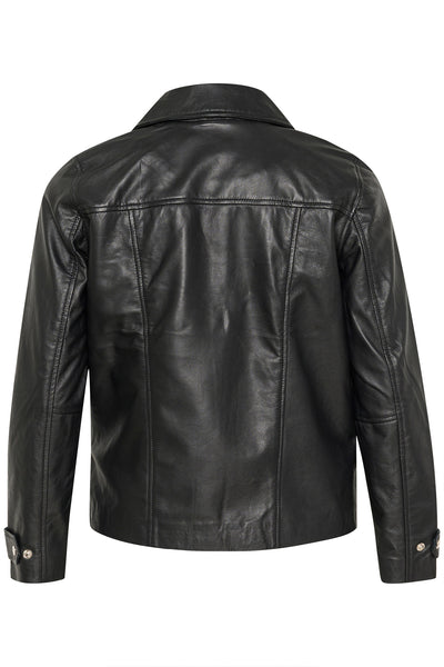 KCsuena Leather Jacket Black deep - 10583129 Thumbnail