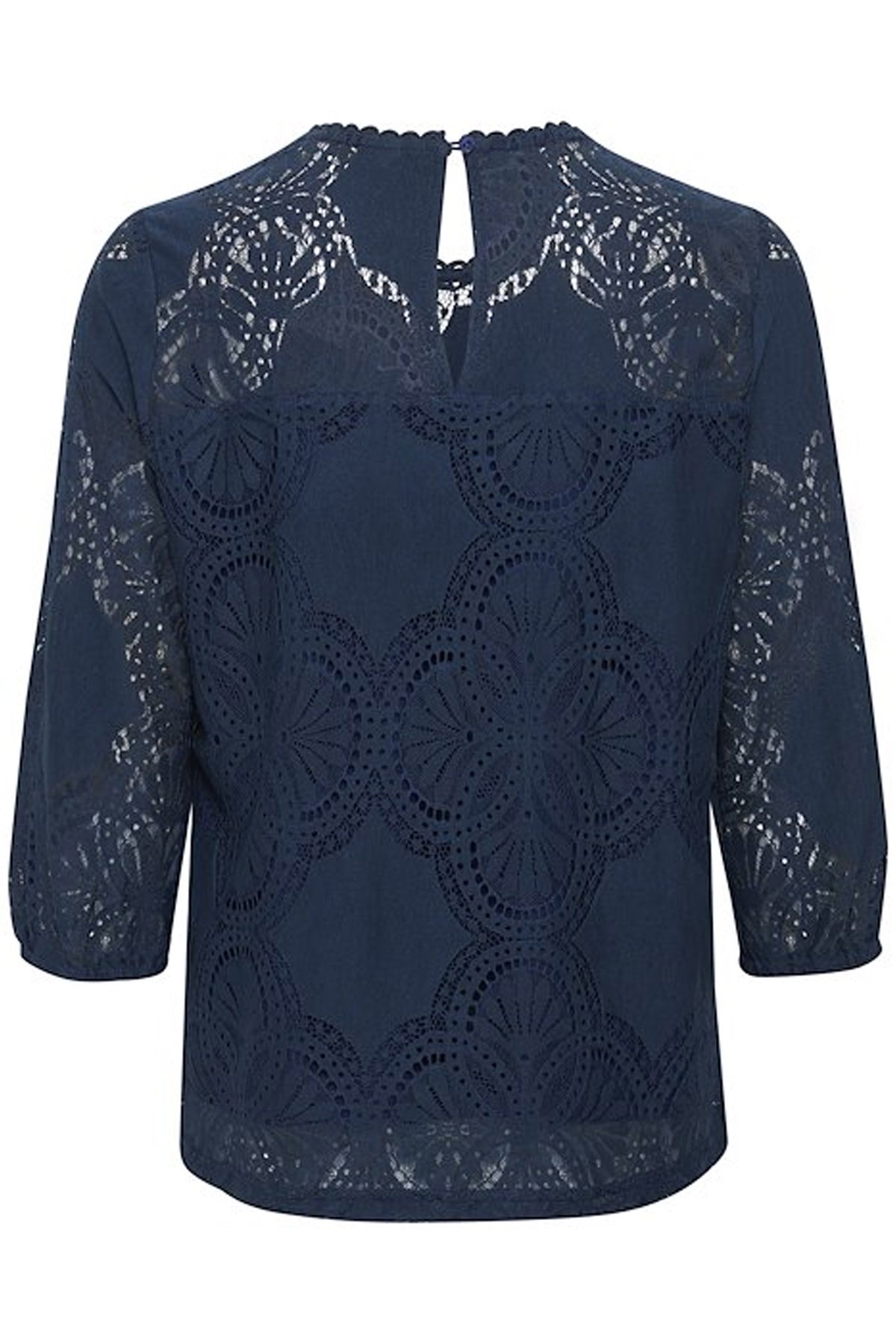 CRAmaja Lace Blouse Navy Blazer - 10613953