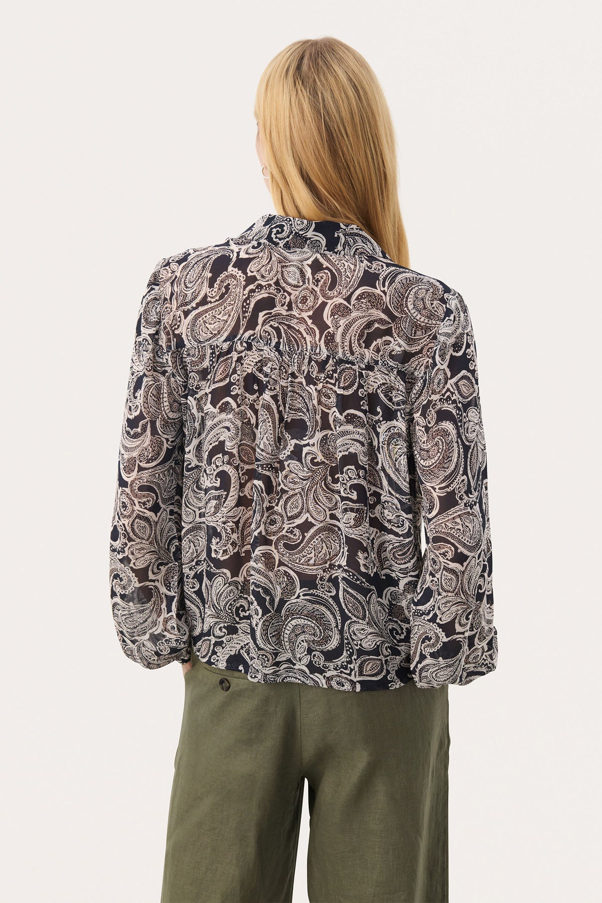 NicholinaPW BL After Midnight Paisley Print - 30309358