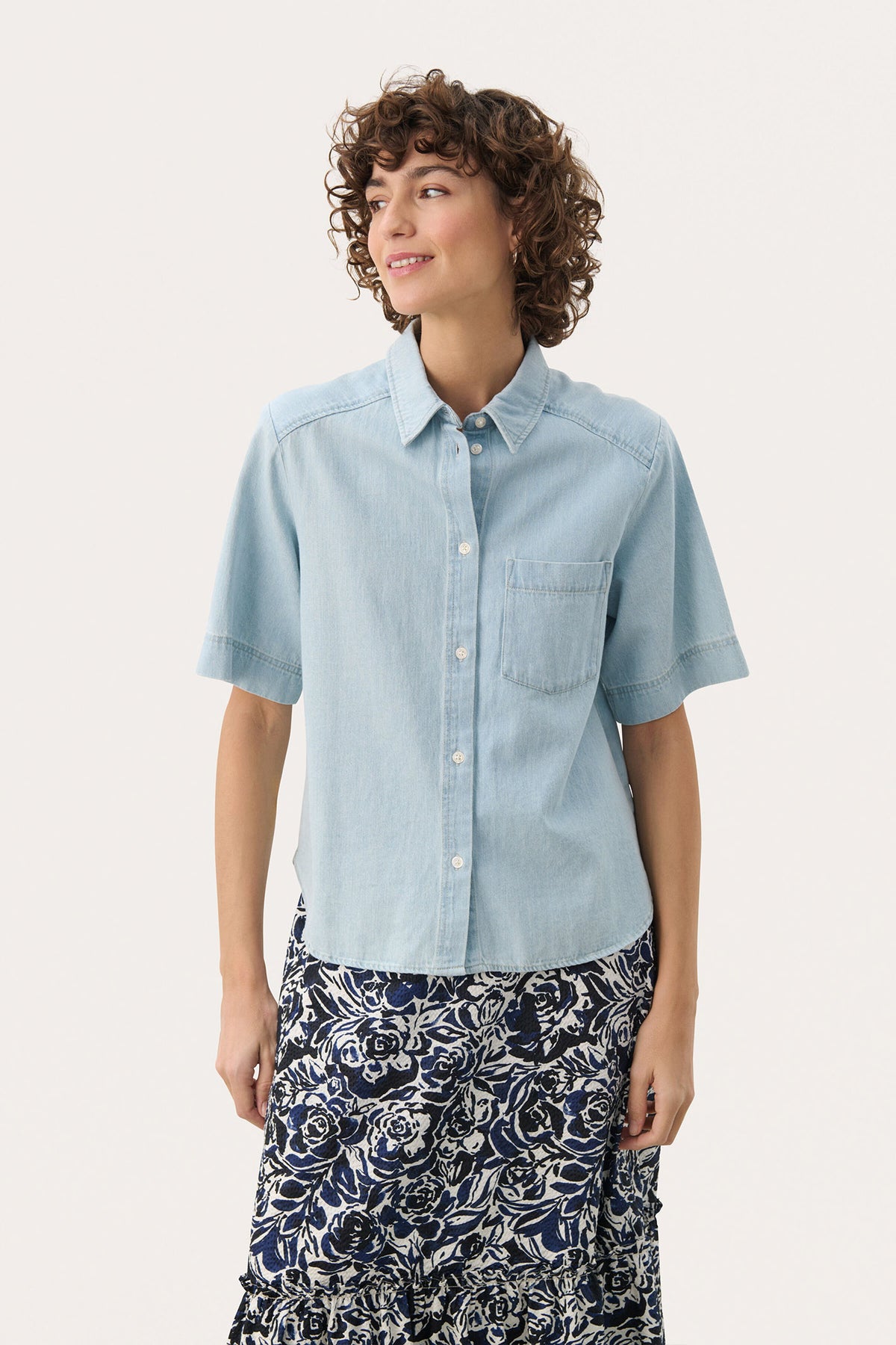 NiclaPW SH Whiteish Blue Denim - 30309361