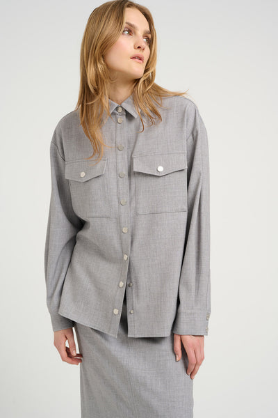 CallaGZ OZ shirt Grey Melange - 10909726 Thumbnail