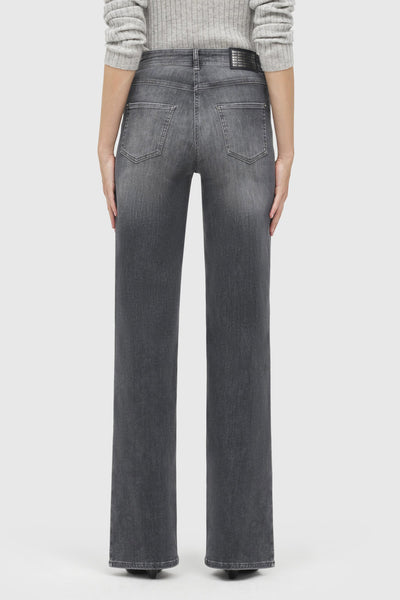 WIDE D901 grey heavy used wash - 5228-90-0387L Thumbnail