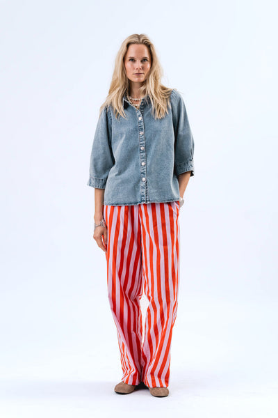 RitaLL Pants 80 Stripe Thumbnail