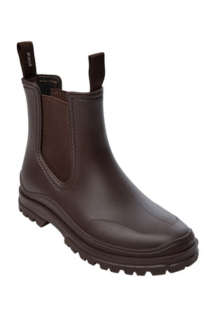 JODIESW RUBBER BOOT 7025 Dark brown - T427