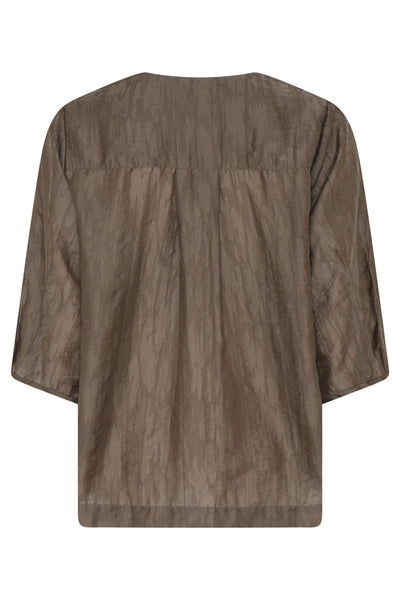 576 Tailer blouse 13 Dusty brown - HM1026 Thumbnail