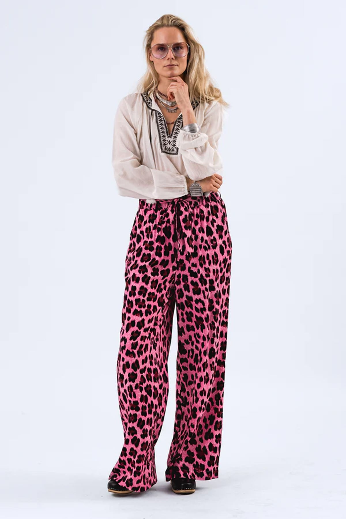 VickyLL Pants 98 Neon Pink - 25169-2069