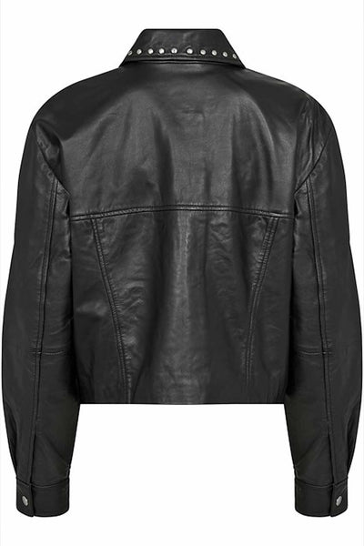 KAcassie Leather Jacket Black deep - 10509785 Thumbnail