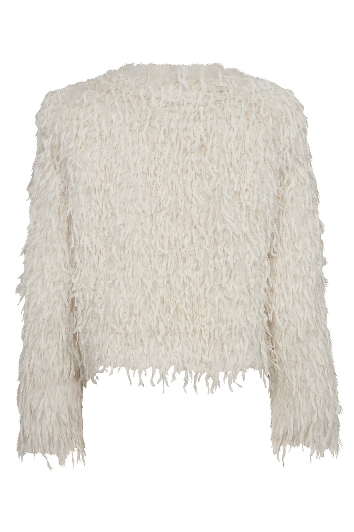 FeatherCC Faux Fur Jacket 11-Off white - 30252