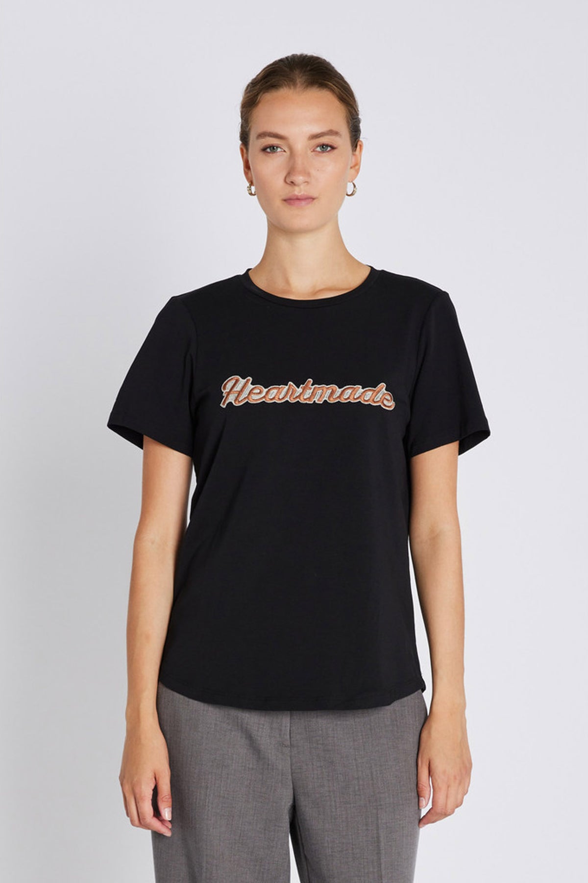 400 Efia logo t-shirt 20 Black - HM1166