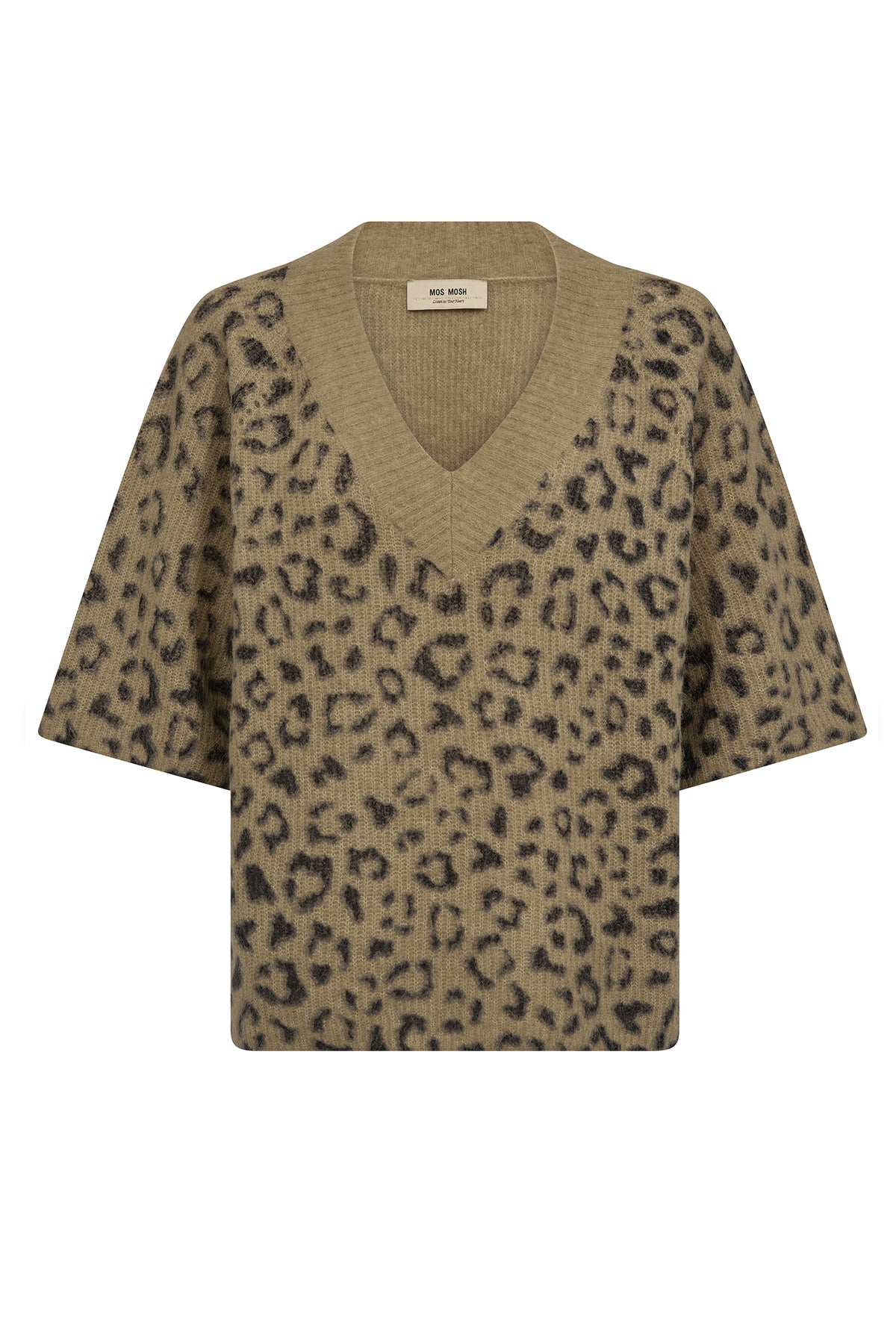 MMTaci V-Neck Leo Knit True Camel