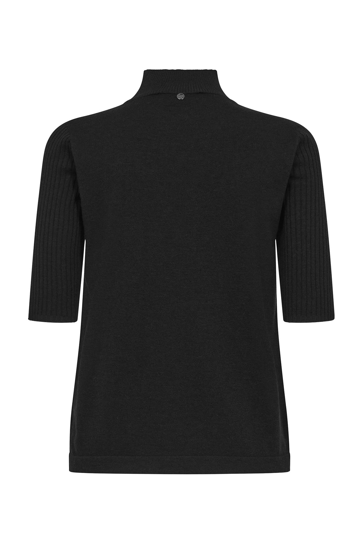 MMRelena Turtleneck SS Knit Black - 173100