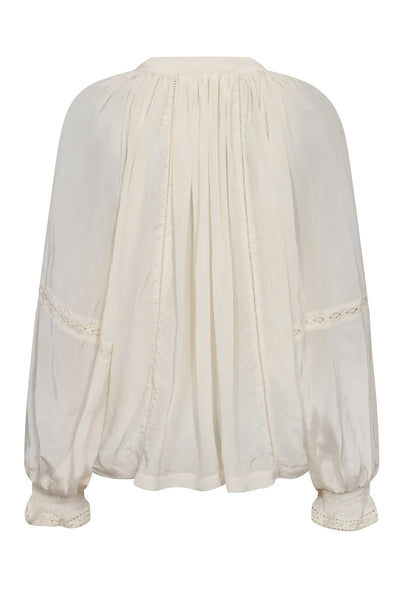 MMVuella LS Blouse ECRU - 173760 Thumbnail