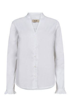 MMHassie Pleat Shirt White - 174320