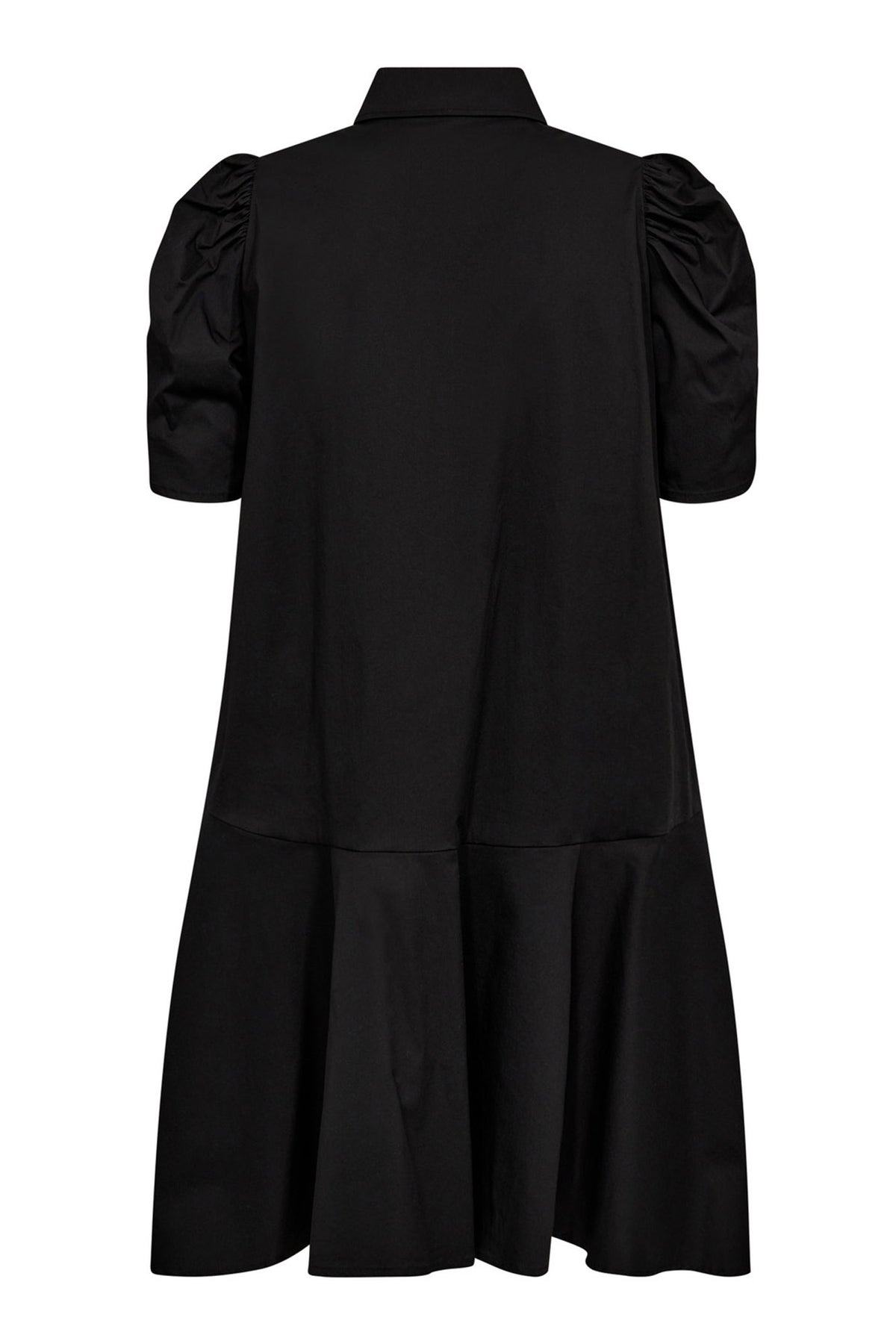 PoppyCC SS Shirt Dress 96-Black - 36533