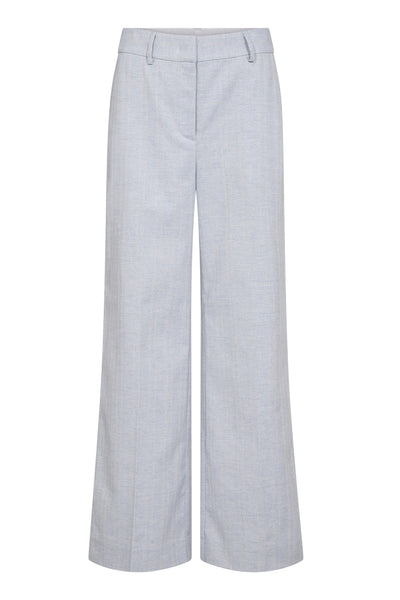 LisaCC Linen Wide Pant 512-Light blue - 31515 Thumbnail
