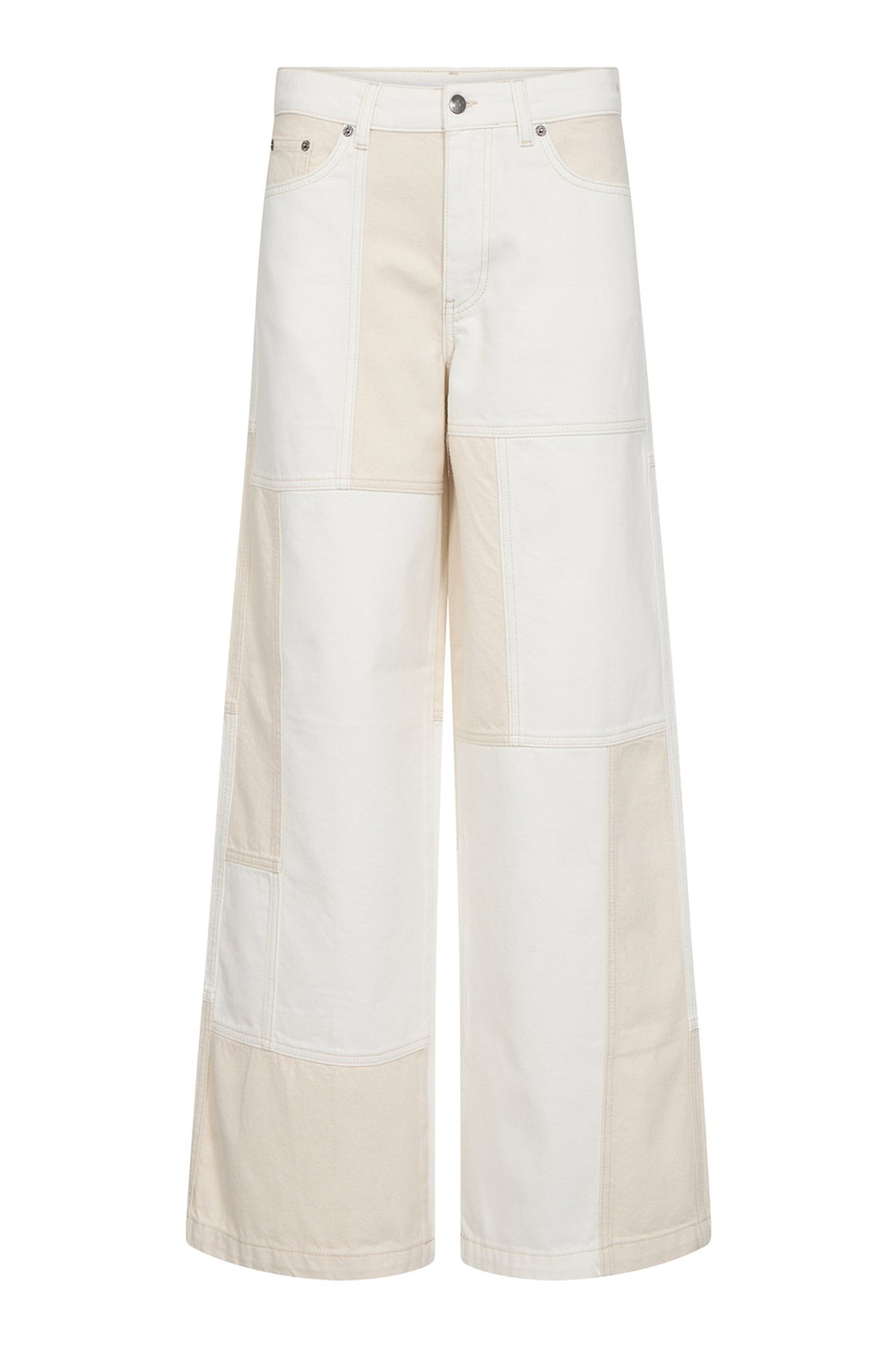 FerryCC Block Wide Jeans 199-Bone - 31523
