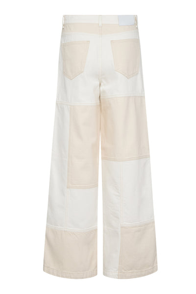 FerryCC Block Wide LL Jeans 199-Bone - 31524 Thumbnail
