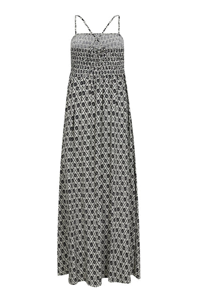 SofiaCC Smock Strap Dress 1196-OffWhite-B - 36484 Thumbnail