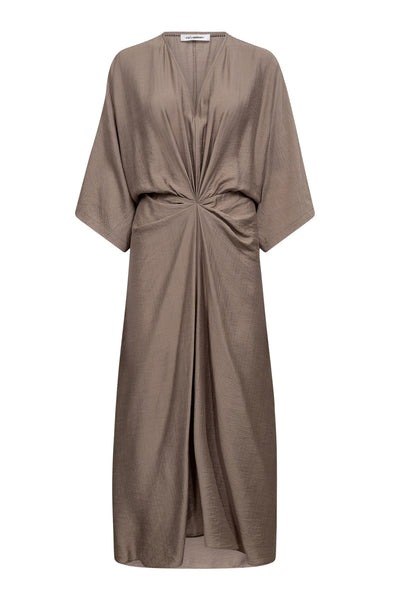 HeraCC Knot Dress 154-Walnut - 36498 Thumbnail