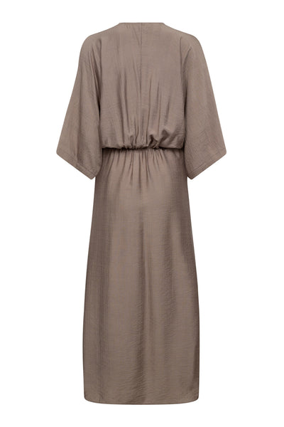 HeraCC Knot Dress 154-Walnut - 36498 Thumbnail