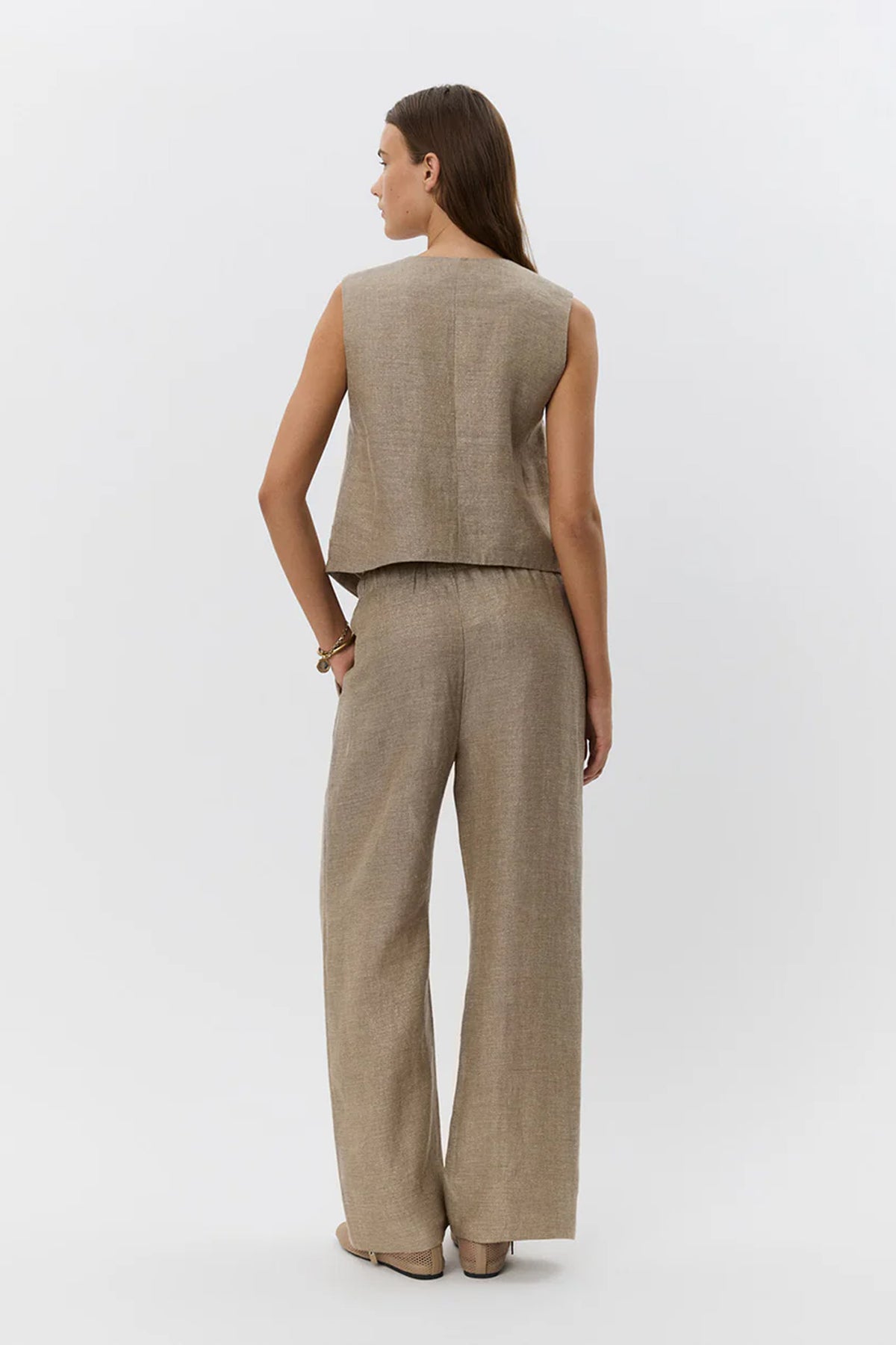 LUNETSW TROUSERS 7055 Light brown - S252437