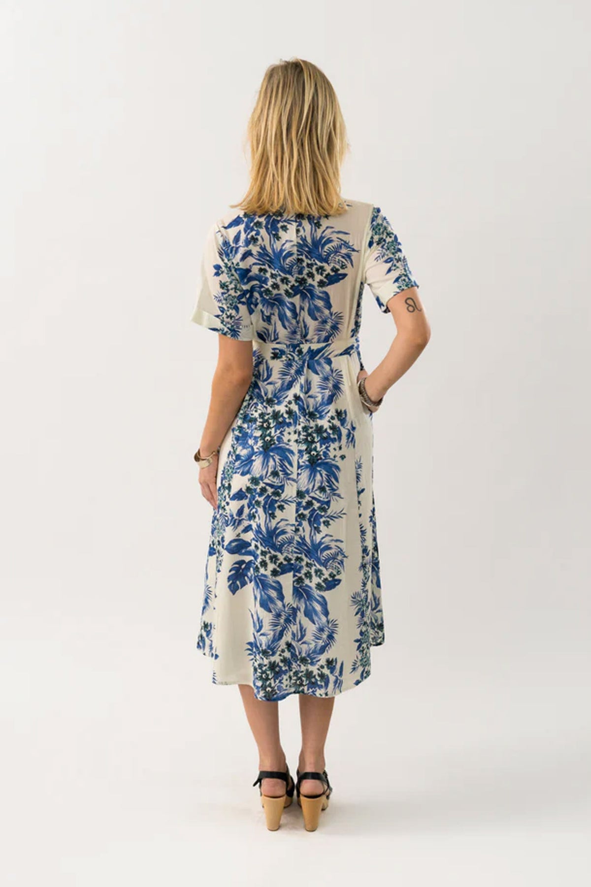 BlakeLL Maxi Dress LS 20 Blue - 25225-3017