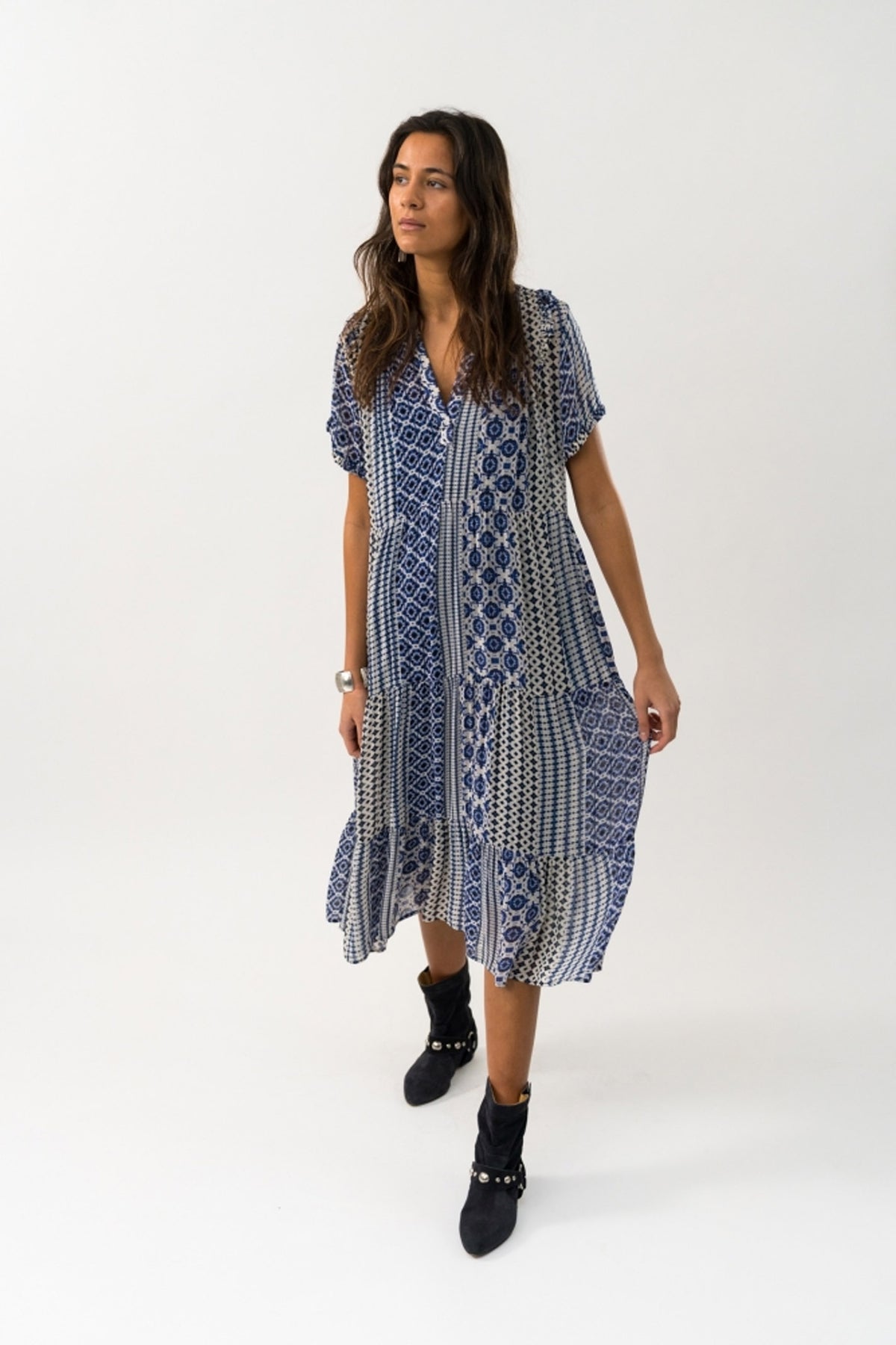 FreddyLL Midi Dress SS 20 Blue - 25220-3013