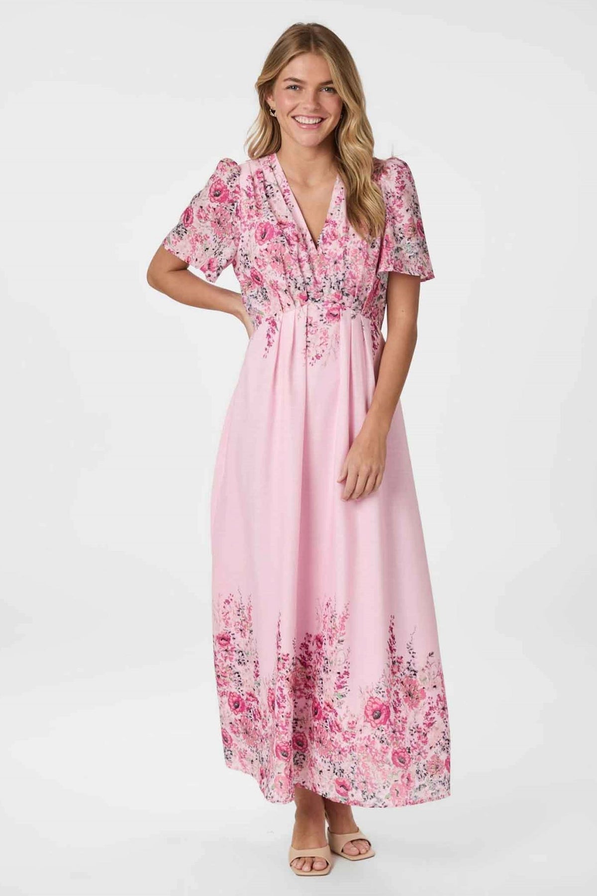 166177 SERNA FLOWER  KJOLE LIGHT PINK