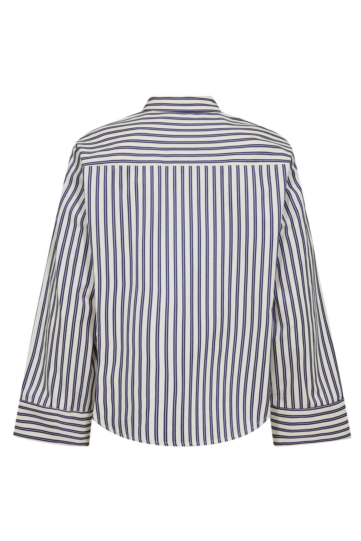 SamsonCC Stripe Frill Shirt 120-Navy - 35879