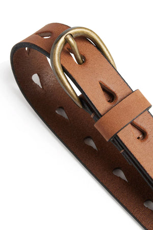 JEANS BELT COGNAC - 16518