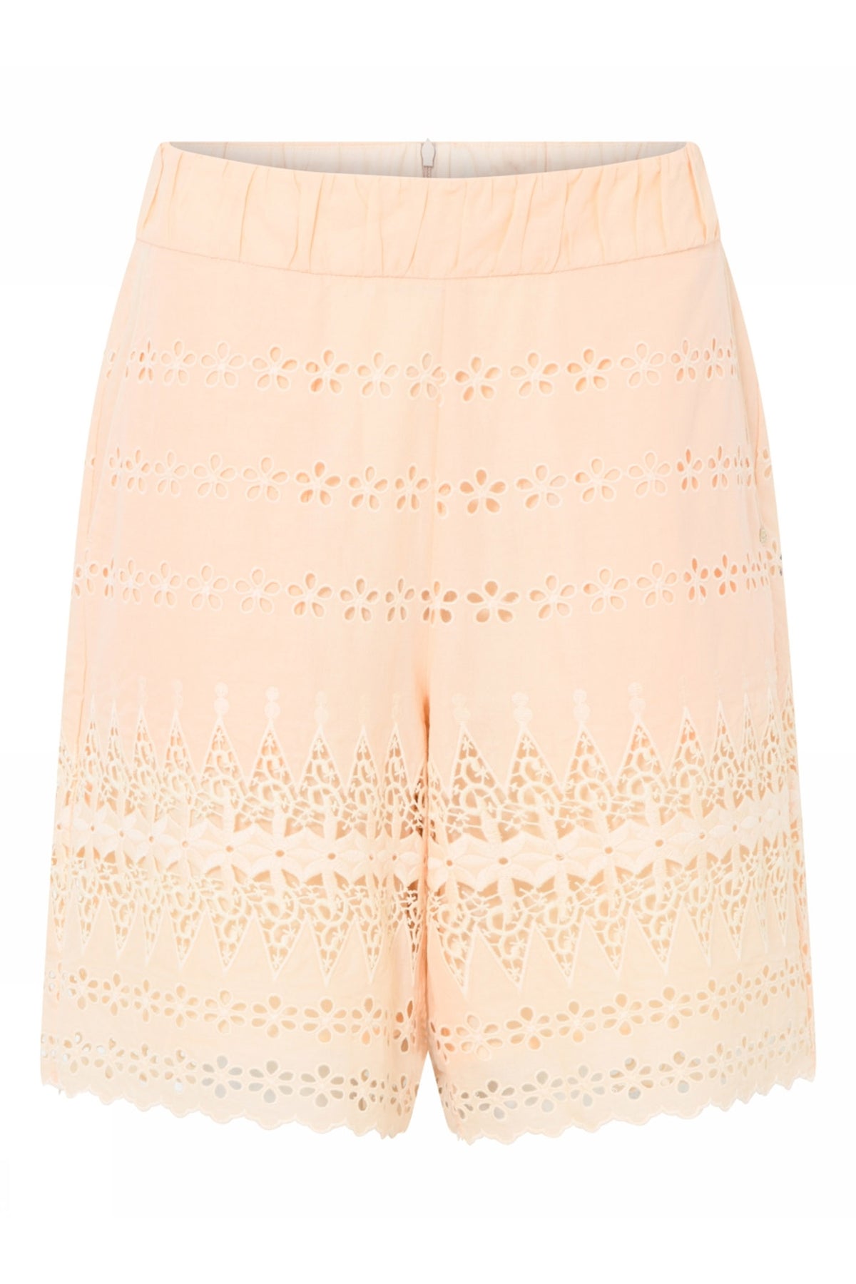 Elicia, embroidery shorts 2016-Cream