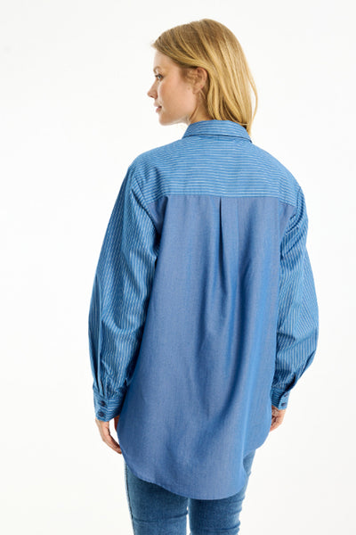 Elli shirt Blue - 16741 Thumbnail