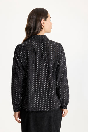 Fleur shirt SORT - 16749
