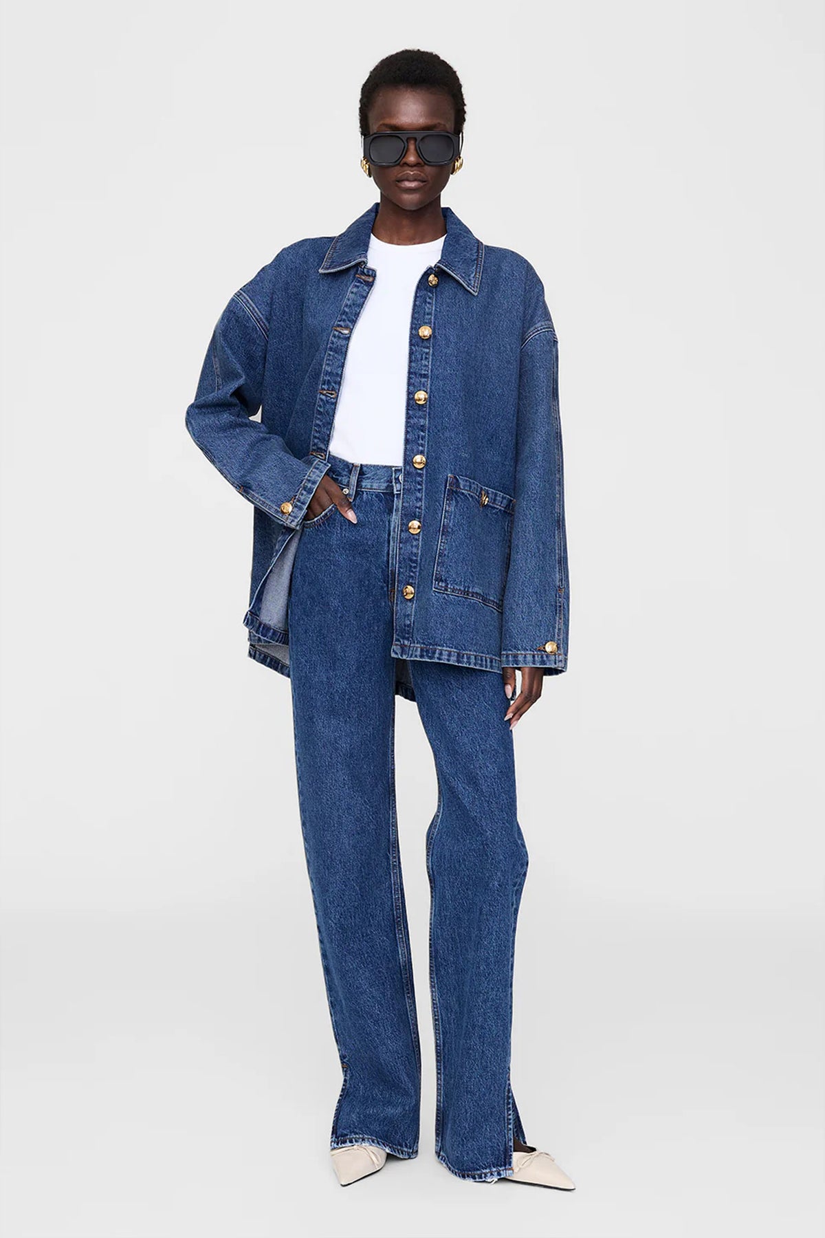 LUCA Indigo blue denim - A-01-10856-WHD36