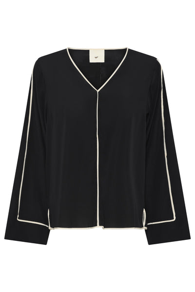 655HMMabia blouse 900 Black - HM1179 Thumbnail