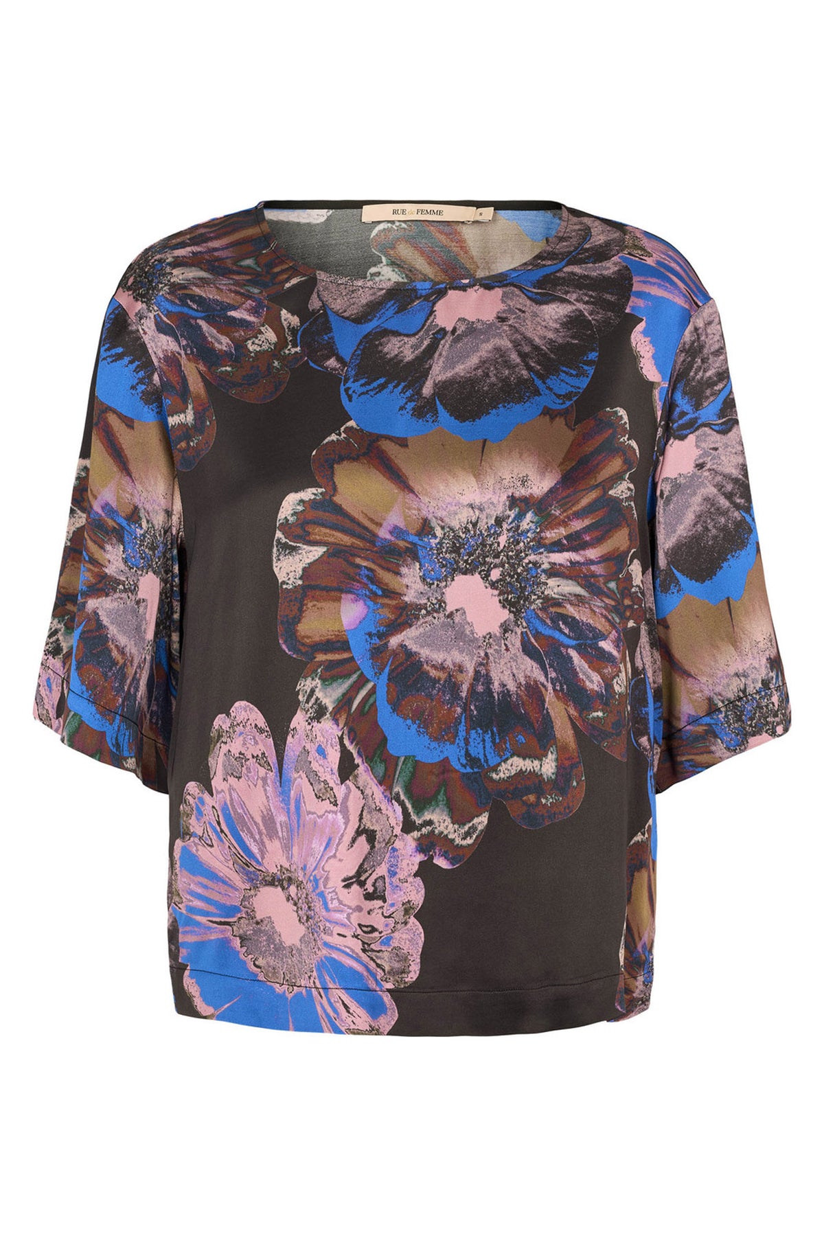7400RDFZaina blouse 20 Black - RDF428