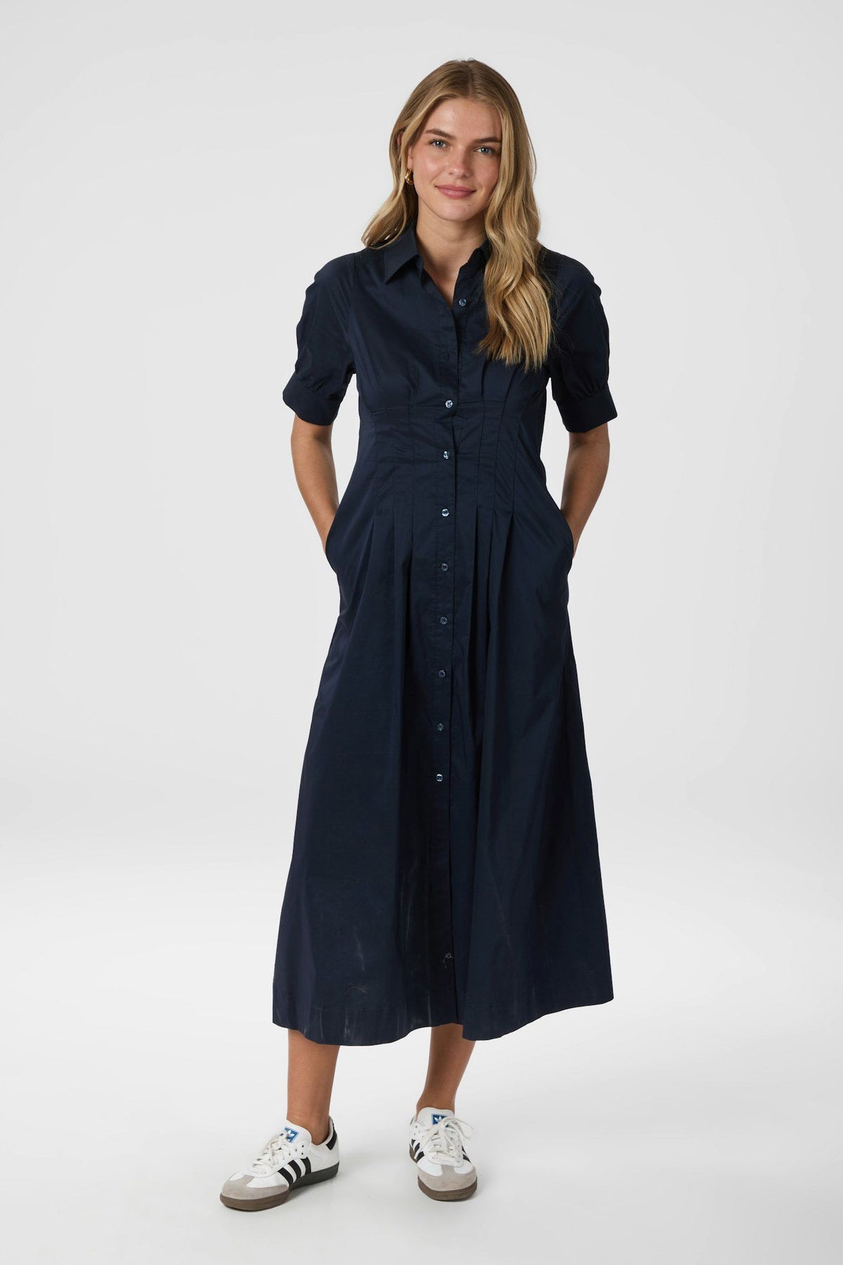 Baia Poplin Navy