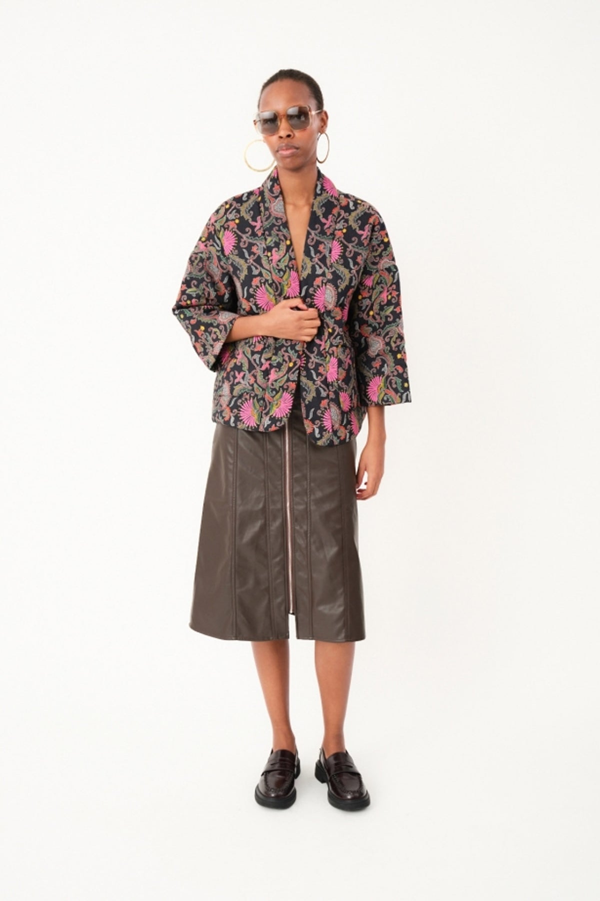 BarbraLL Jacket LS 74 Flower Print - 25401-6000