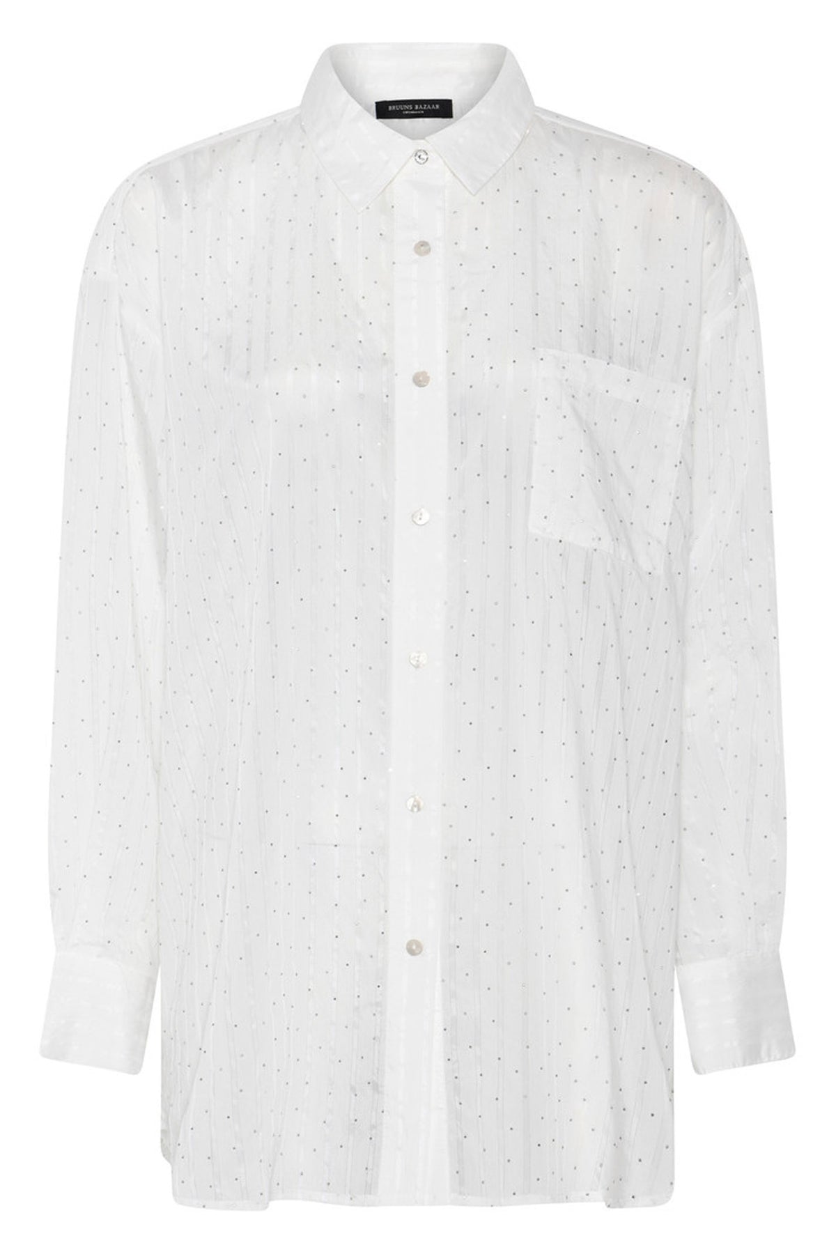 CalceoBBLowisa shirt White cream stripe - BBW4603