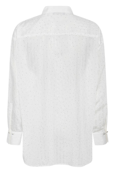 CalceoBBLowisa shirt White cream stripe - BBW4603 Thumbnail