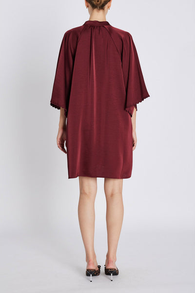 BeckiaBBWendisa dress Burgundy - BBW4613 Thumbnail