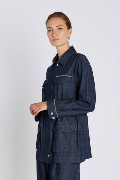 291HMRetal denimjacket 216 Della blue - HM1211 Thumbnail
