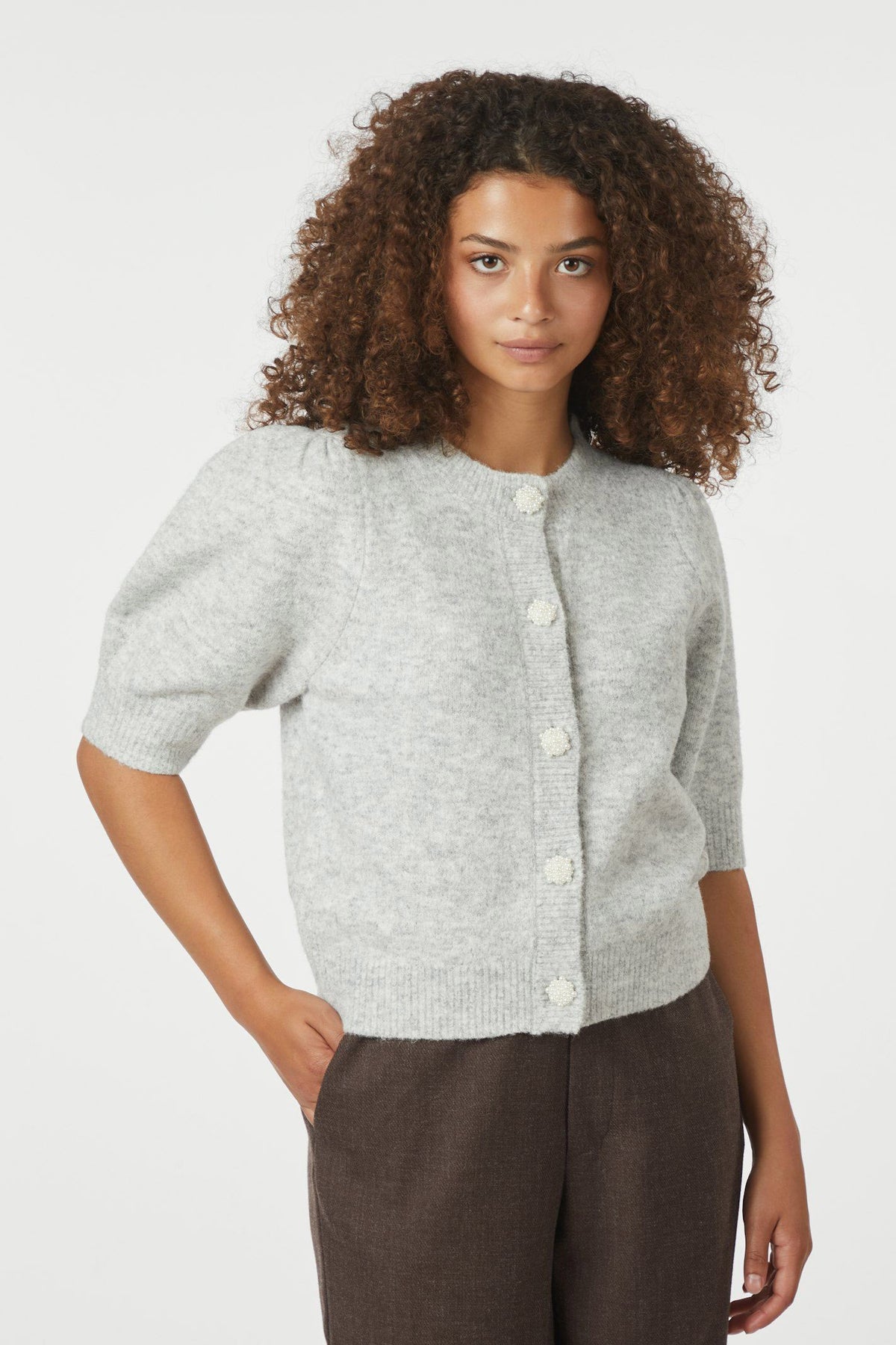 Trudy Deco Light Grey Melange - 164514