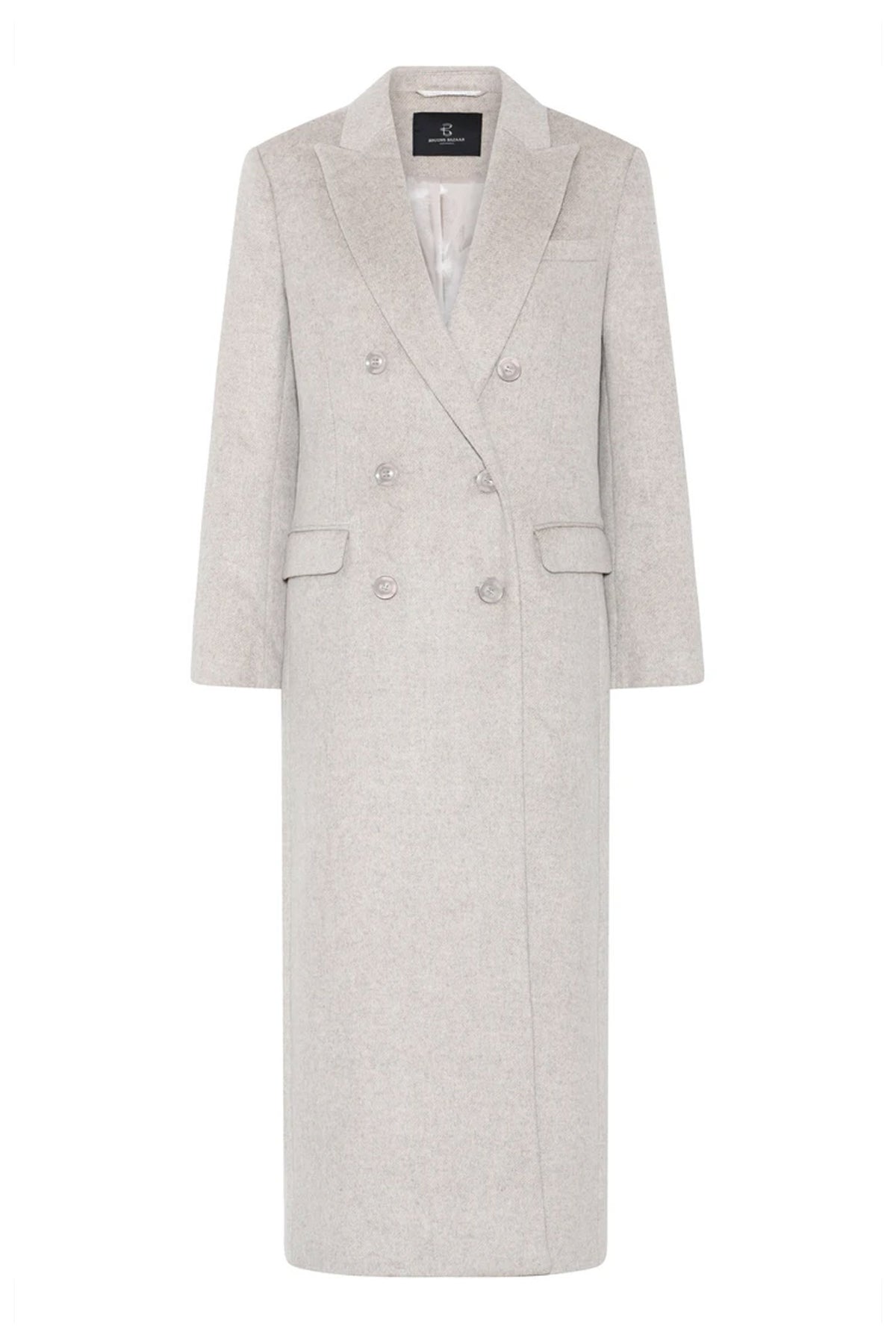 FallopiaBBAbellas coat BEIGE MELANGE - BBW4658