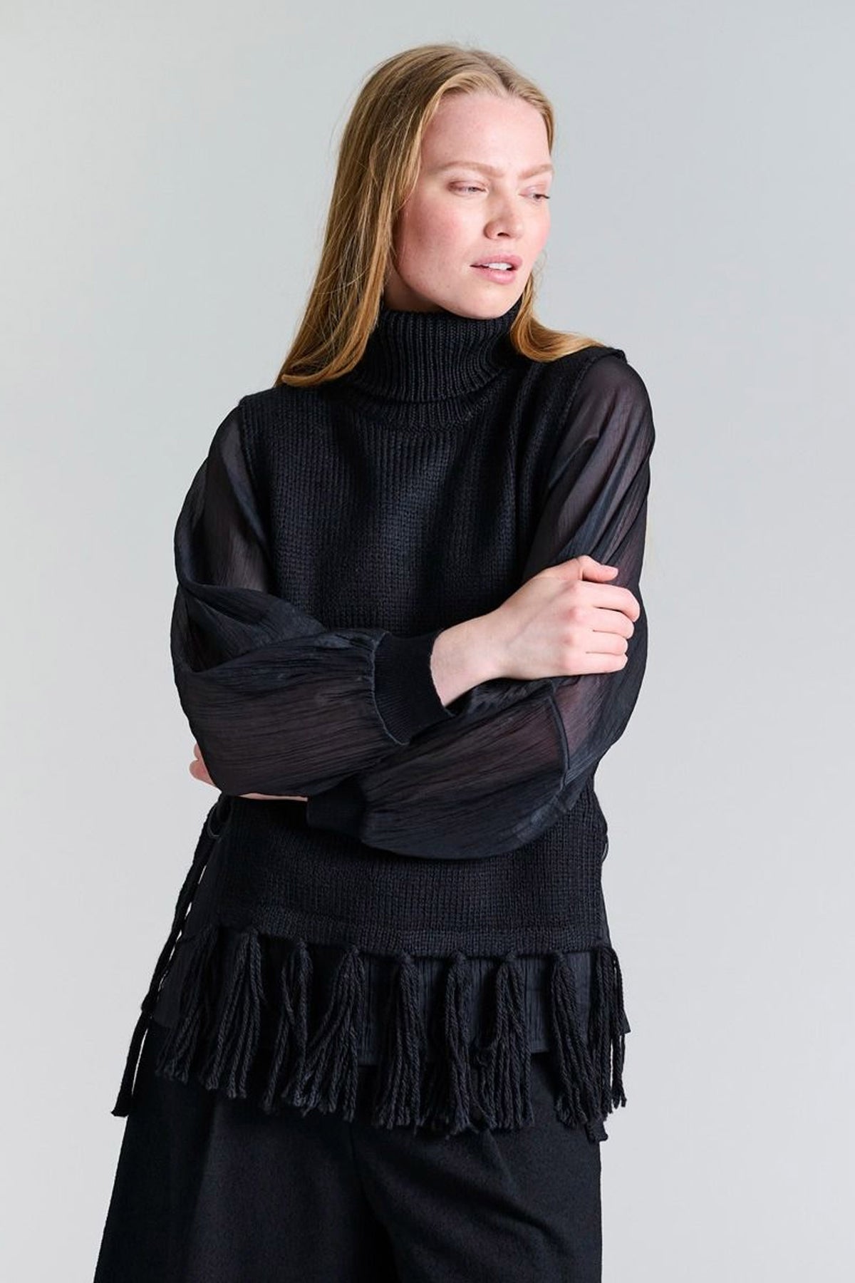 Sukasu raglan bluse Black - 256-2402-5322