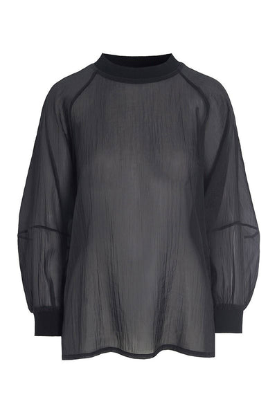 Sukasu raglan bluse Black - 256-2402-5322 Thumbnail