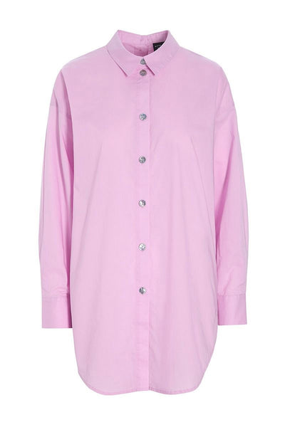 Core cotton skjorte med luknin Candyfloss - 256-2226-5327 Thumbnail