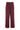Kihon lange lige bukser Maroon - 256-2399-4755
